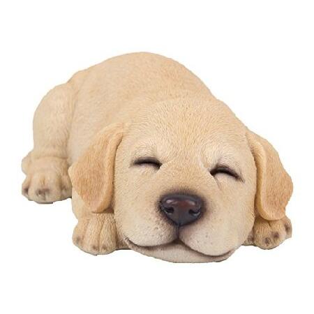 定番の冬ギフト Sleeping Yellow Figurine Puppy Retriever Labrador その他インテリア雑貨、小物