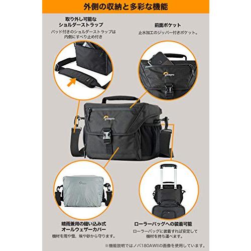Lowepro ショルダーバッグ ノバ200AW II 12.8L ブラック LP37142-PWW 