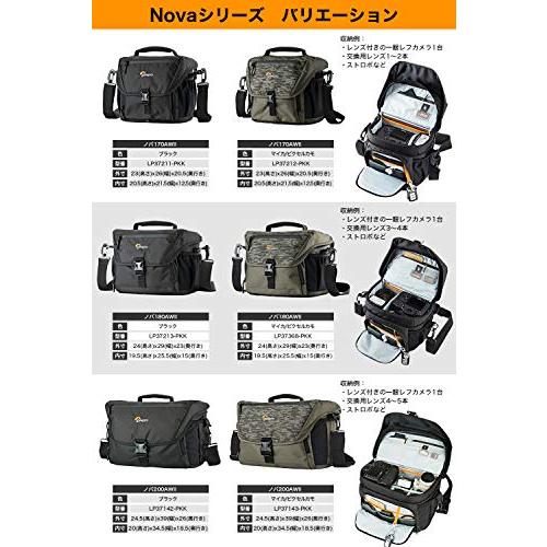 Lowepro ショルダーバッグ ノバ200AW II 12.8L ブラック LP37142-PWW 