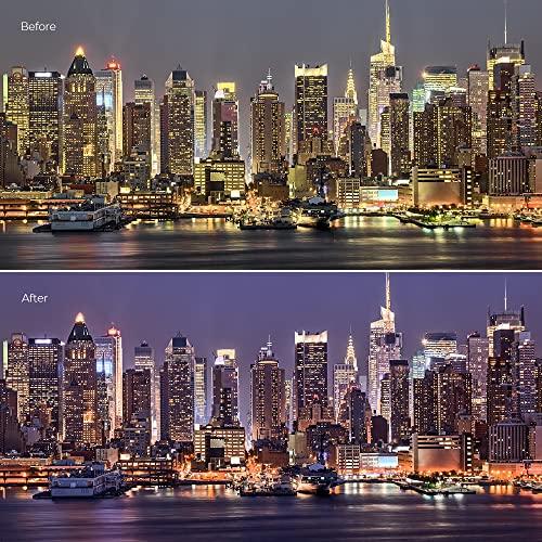 K＆F Concept 82mm クリアナチュラルナイトフィルター 光害低減フィルター 夜空/星用 