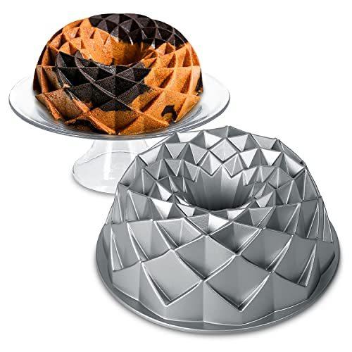 破格値下げ Niezler アロエ型シルバーバントケーキパン ゼラチン ヘビーキャストアルミパーティーベイクウェア かご バスケット Aduresourcecenter Com