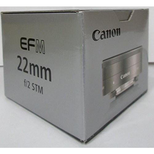 Canon 単焦点広角レンズ EF-M22mm F2 STM シルバー ミラーレス一眼対応 EF-M222STMSL EF
