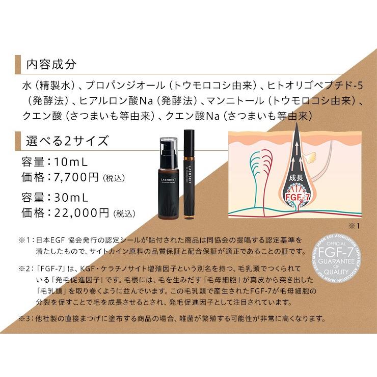 まつ毛美容液 アイラッシュ FGF-7 天然由来成分 ラッシュビット バイオ