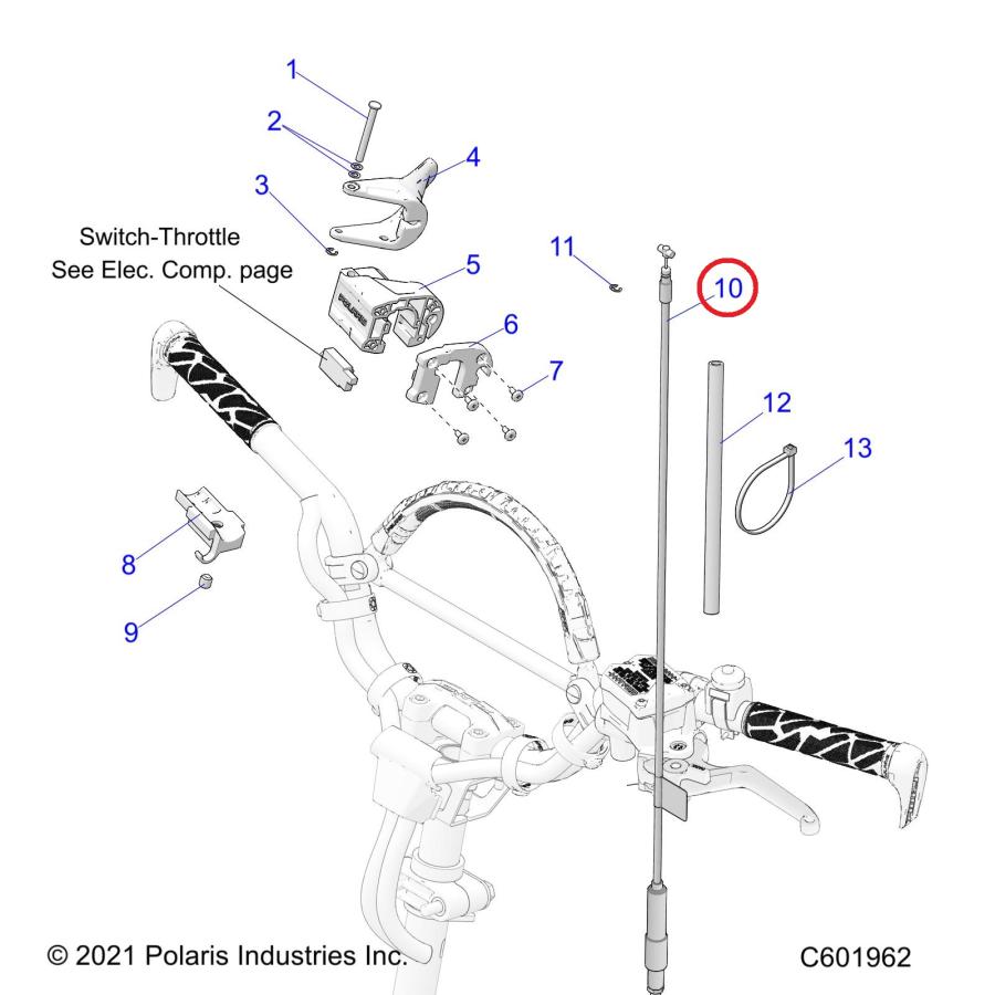 7082855 CABLETHROTTLE/Matrix 7082855BandaiPowerSports ヤフー店 通販