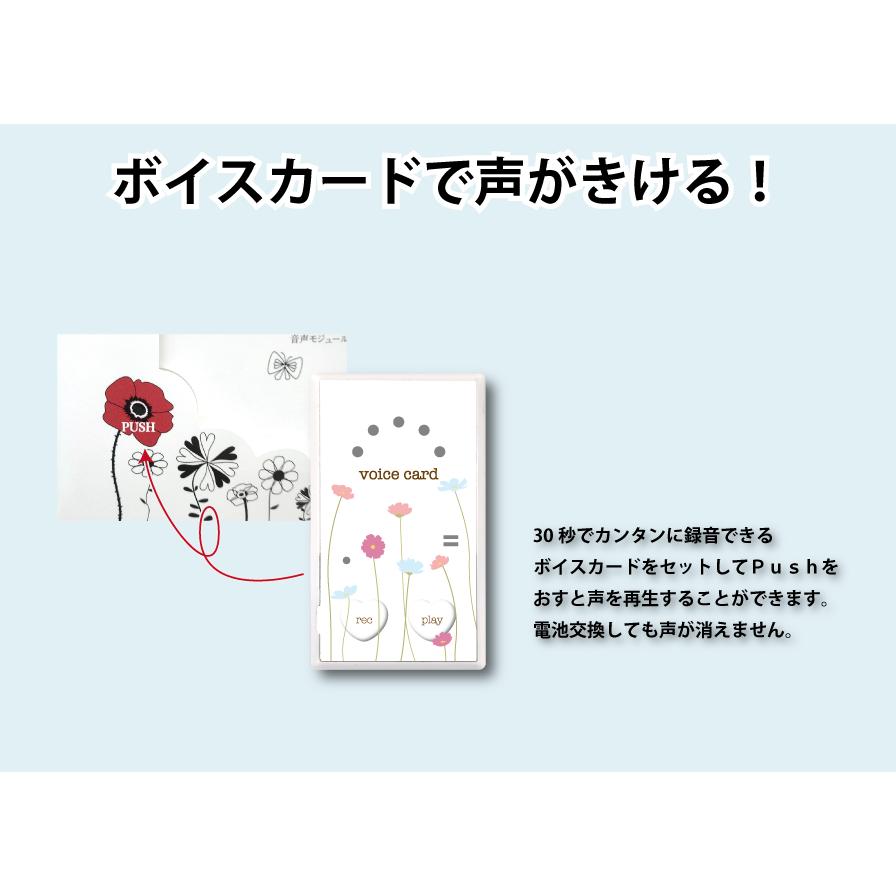 ボイスメッセージカード ラブリーアニマル 30秒録音 フォトフレーム 赤ちゃんの写真立て 帰省 敬老の日 お見舞い |  | 03