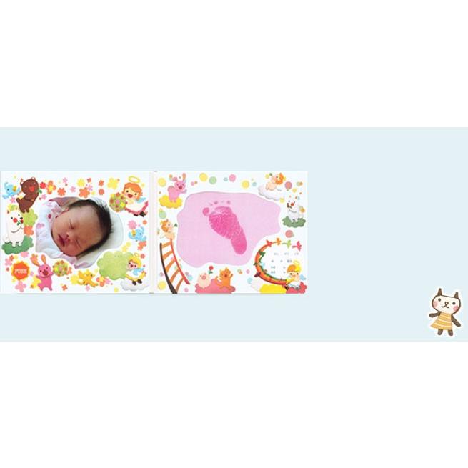 うぶごえメッセージ わくわくベビー 汚れないインク足型キット付き 0-6月赤ちゃん対応　手がた 卒園 入園　ボイスメッセージカード付【30秒録音】 |  | 02