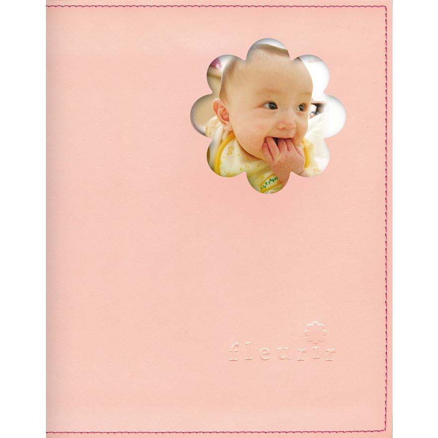 育児日記ダイアリー 【妊娠〜１才まで】うぶごえアルバム フルリール ピンク ボイスカード付【30秒録音】汚れない足がたセット 手形 赤ちゃん 帰省 敬老の日 | 