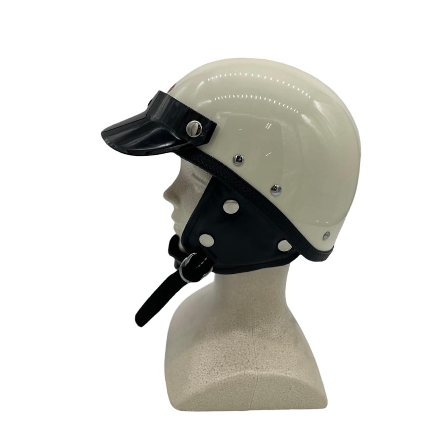 CHOPPERS オリジナル ショーティータイプヘルメット MORRIS アイボリー