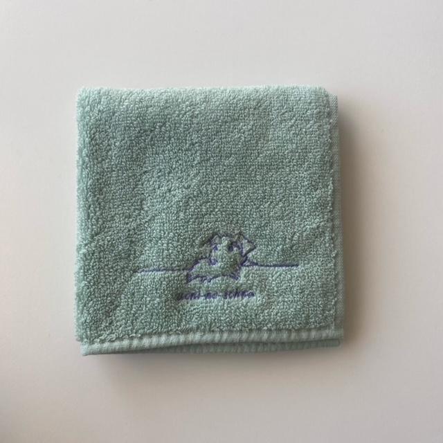 シュナウザー雑貨　カラータオル　ハンカチ　あごのせ刺繍　犬雑貨　今治タオル　ギフト　お誕生日　プレゼント　推しカラー　入学　卒業　転勤　母の日 |  | 09