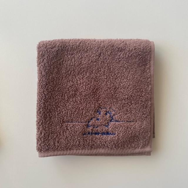 シュナウザー雑貨　カラータオル　ハンカチ　あごのせ刺繍　犬雑貨　今治タオル　ギフト　お誕生日　プレゼント　推しカラー　入学　卒業　転勤　母の日 |  | 01