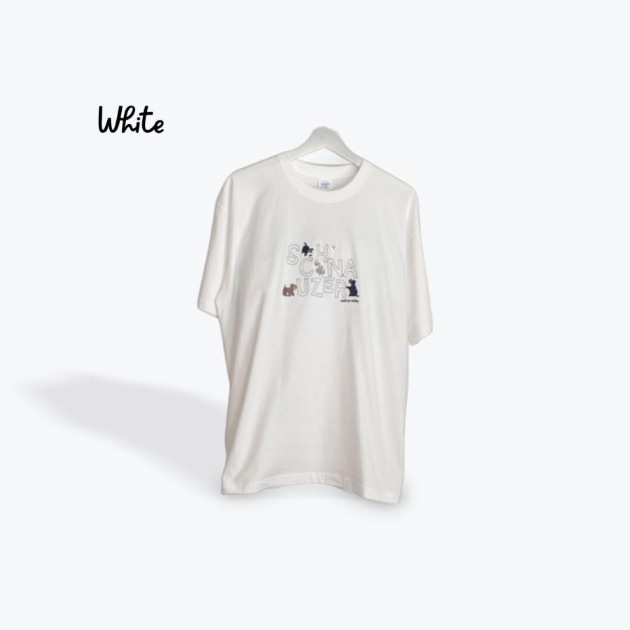 シュナウザー雑貨 　 tシャツ　ロゴ刺繍tシャツ　シュナウザ―tシャツ　犬雑貨　男女兼用　プレゼント　犬とも　 ドッグイベント　卒業　転勤　母の日　　 |  | 01