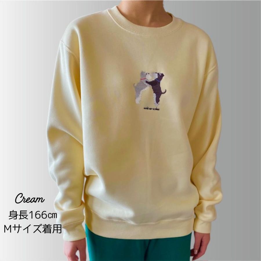 Lifelike 犬用トレーナー マロン刺繍 ベージュ 冬用 Mサイズ Lifelike