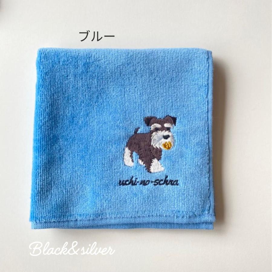 【新品未使用品】アーツアンドサイエンス ハンカチ 犬 gray-beige0243AC0081235_Flat-