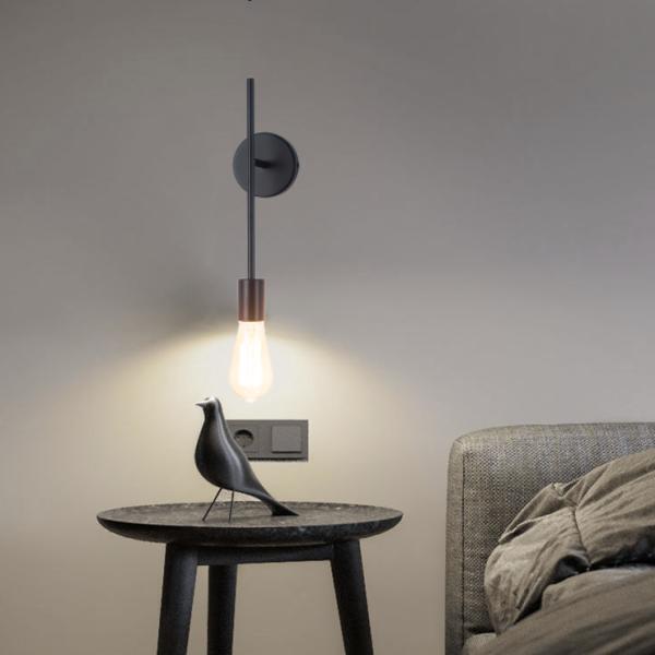 ウォールライト ブラケットライト おしゃれ  壁掛け照明 直付け E26 黒 ブラック ゴールド  照明 真鍮 鉄  PSE認証済み ロングタイプ ショートタイプ |  | 04