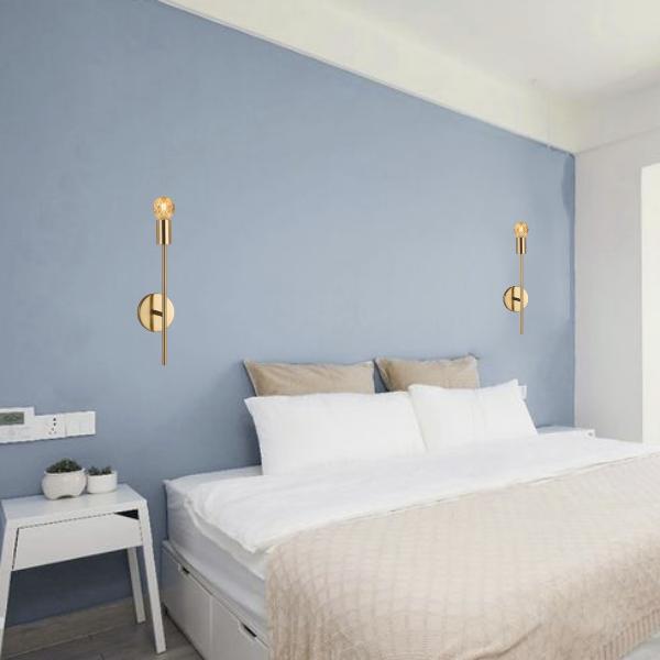 ウォールライト ブラケットライト おしゃれ  壁掛け照明 直付け E26 黒 ブラック ゴールド  照明 真鍮 鉄  PSE認証済み ロングタイプ ショートタイプ |  | 05