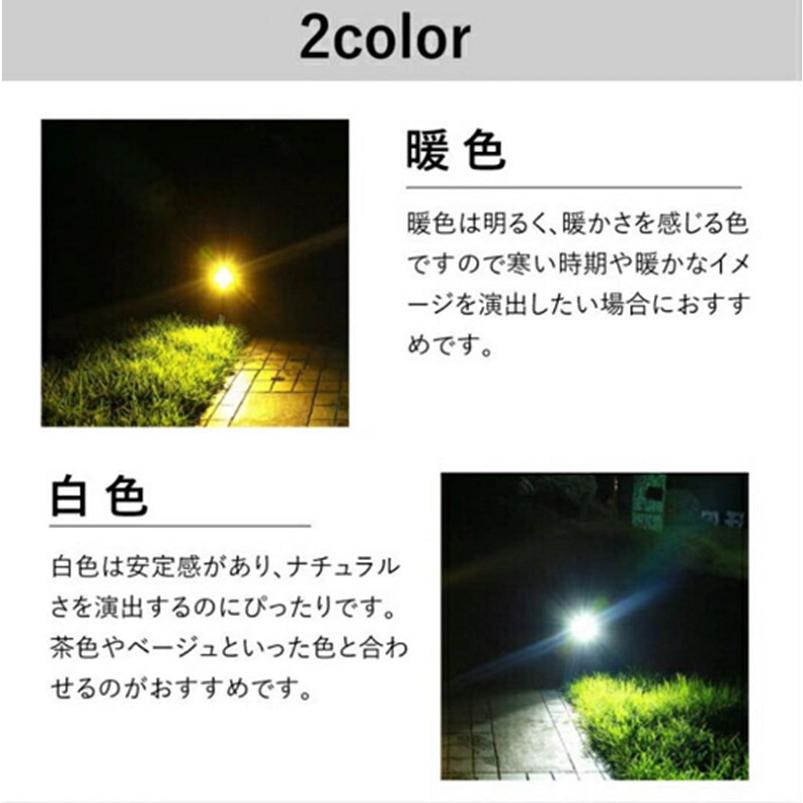 ソーラーライト 光センサーライト　20LED　四個セット　昼白色 四個セット ソーラーライト 光センサーライト ガーデンライト