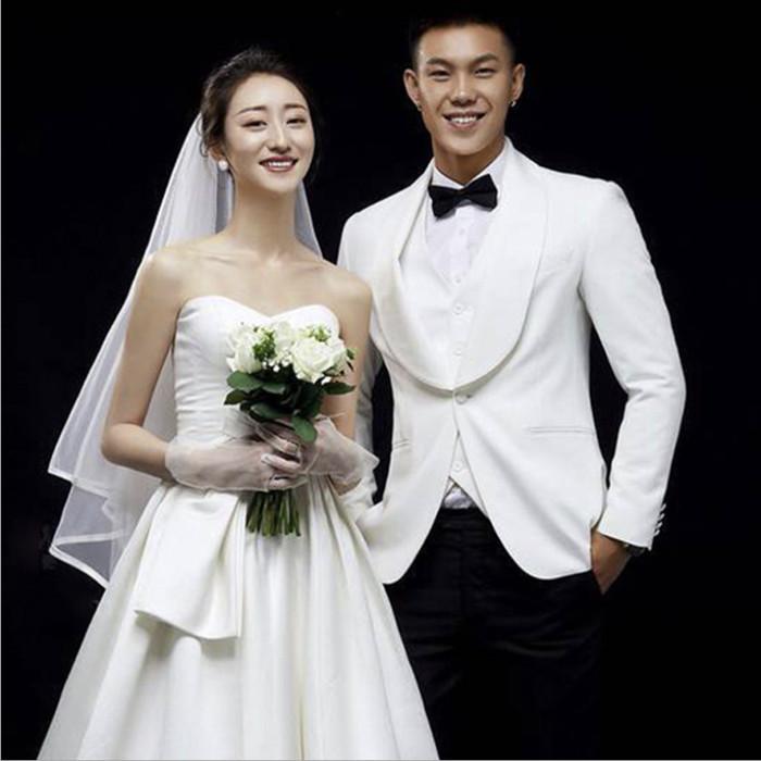ウェディングドレス プリンセスドレス　床付きタイプ　披露宴 結婚式 花嫁_1