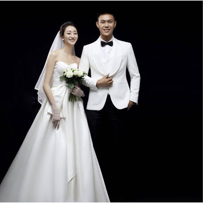 ウェディングドレス プリンセスドレス　床付きタイプ　披露宴 結婚式 花嫁_6