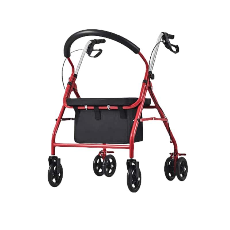 シルバーカー シニアカー おしゃれ 軽量 コンパクト ブレーキ付き 車輪ロック 6輪 人気 座れる お年寄り 介護用品 4段高さ調節 押し車 シニア 折りたたみ |  | 06