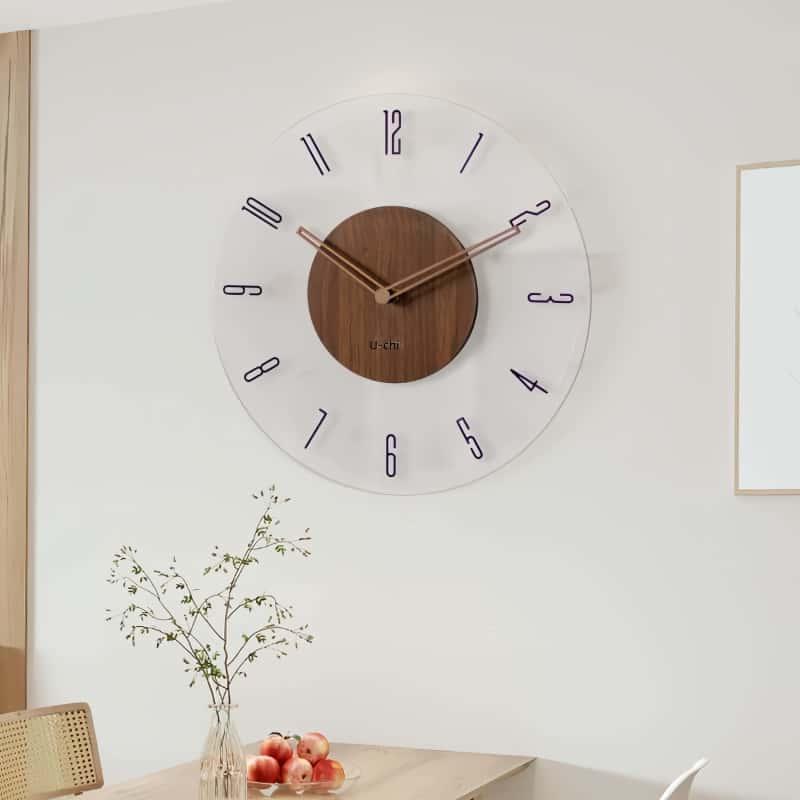 電波時計 3350円〜選べる 非電波/電波式選べる 30cm/35cm選べる  北欧 くるみ おしゃれ 木製 newtmD |  | 08