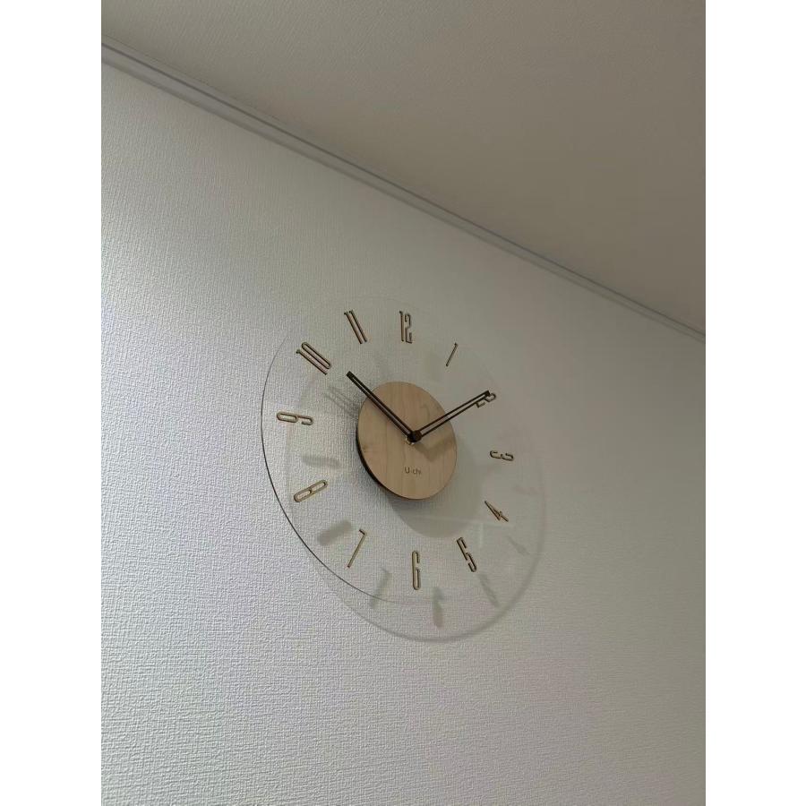 掛け時計 非電波 アナログ 35cm 壁掛け時計 北欧 くるみ おしゃれ 音がしない 柱時計 木製 ウッド 天然木 |  | 11