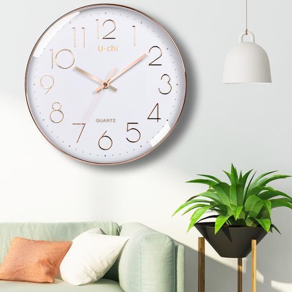 壁掛け時計 静か 静音 北欧 連続 秒針 見やすい 音がしない おしゃれ