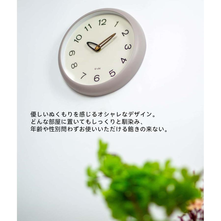 掛け時計 電波時計 クリーム 直径30cm かわいい 壁掛け時計 北欧 おしゃれ 音がしない ウォールクロック  韓国 人気 |  | 05