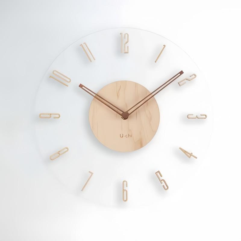 掛け時計 電波時計 壁掛け時計 北欧 くるみ おしゃれ 音がしない 柱時計 木製 ウッド 天然木 |  | 11