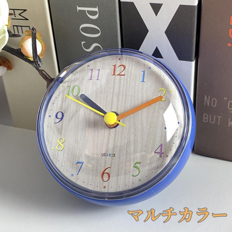 時計 お風呂 防水時計 防滴 お風呂時計 浴室時計 シャワークロック おふろ コンパクト バスクロック バスルーム 吸盤式 |  | 05