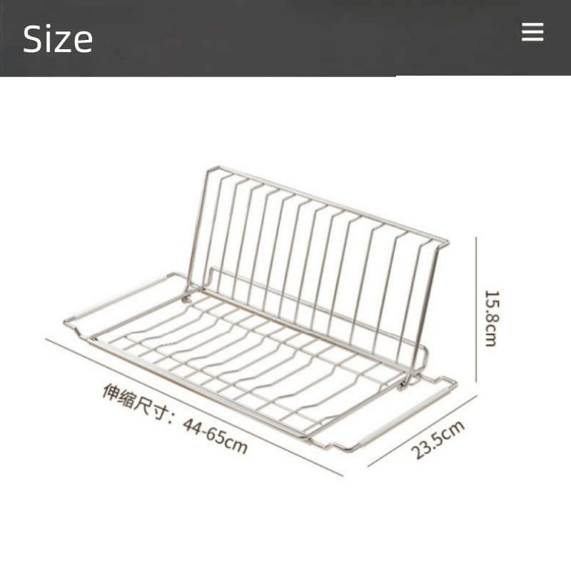 食器スタンド 水切りラック キッチン シンク上 伸縮自由スライド 調整可能食洗器 お皿 折りたたみ 伸縮可能 錆びない 2way伸縮 滑り止め付き 省スペース |  | 05