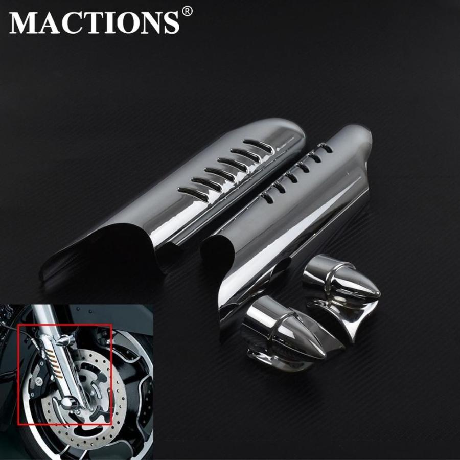 フォーク フットカバー シールド ハーレー ツーリング ロードキング