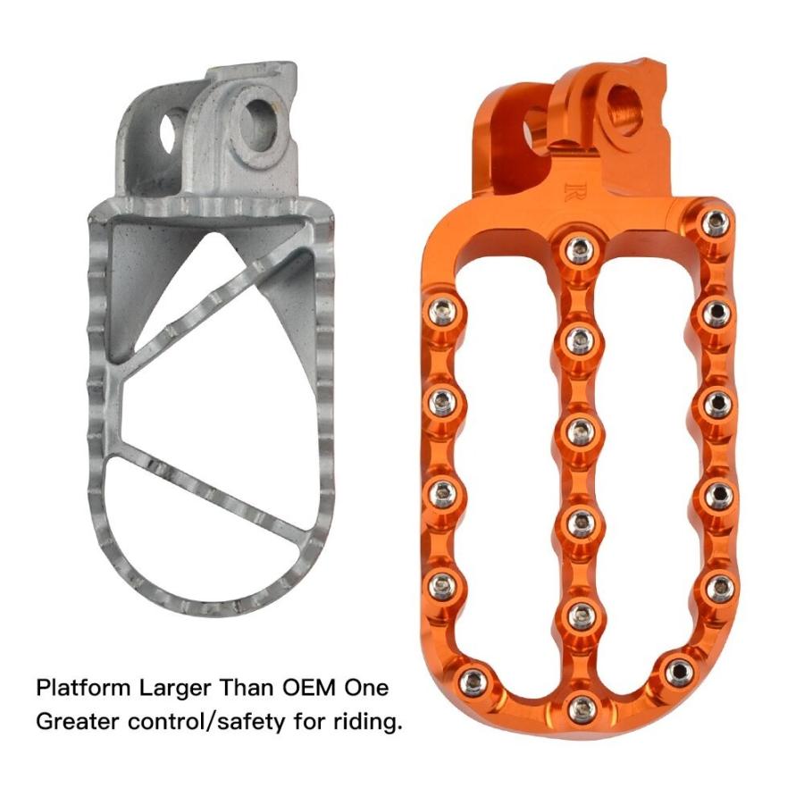 フットペグ ペダル フットレスト KTM エンデューロ SMC アドベンチャー 
