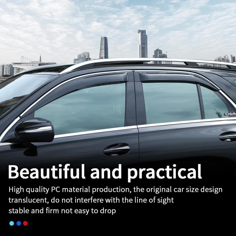 ドアバイザー アクリルバイザー ベンツ GLE W167 GLS X167