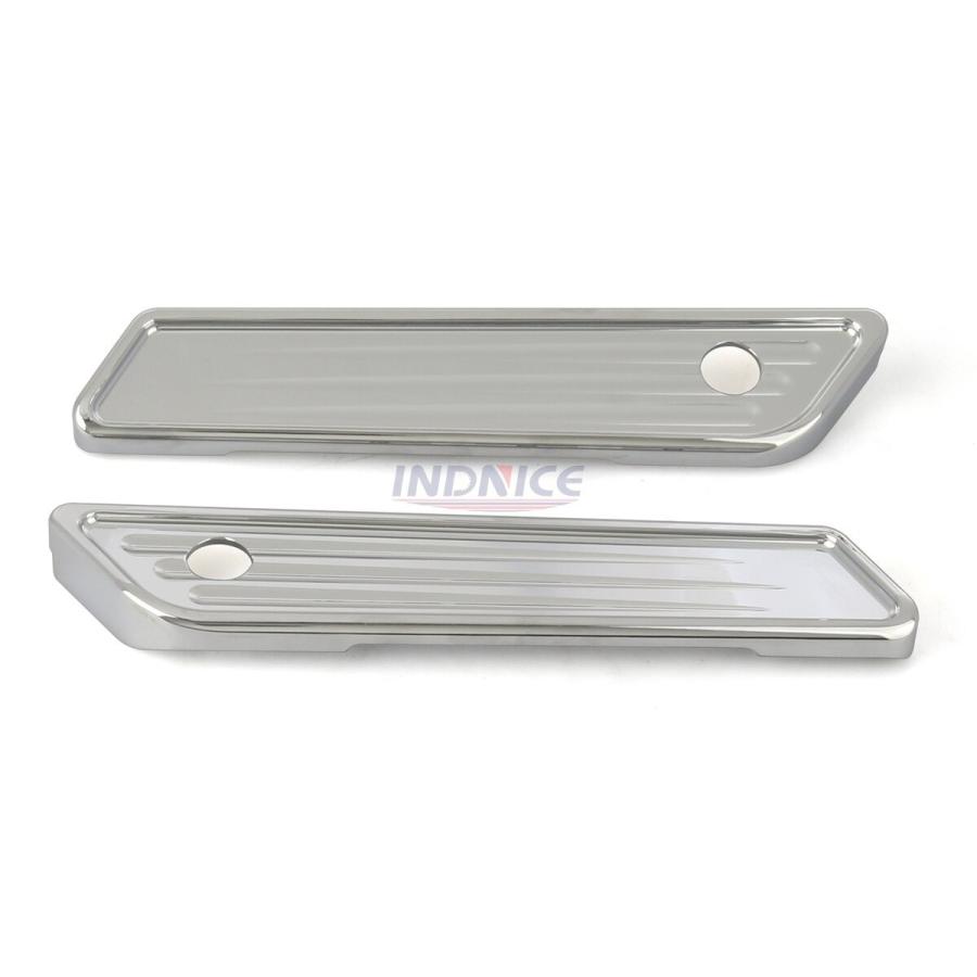 サドルバッグラッチカバー ヒンジカバーハーレー ツーリング ロード