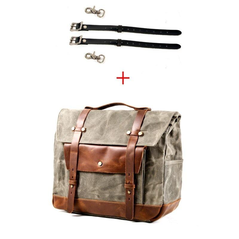 サイドバッグ サドルバッグ ショルダー バイク 大きめ 革 オートバイ