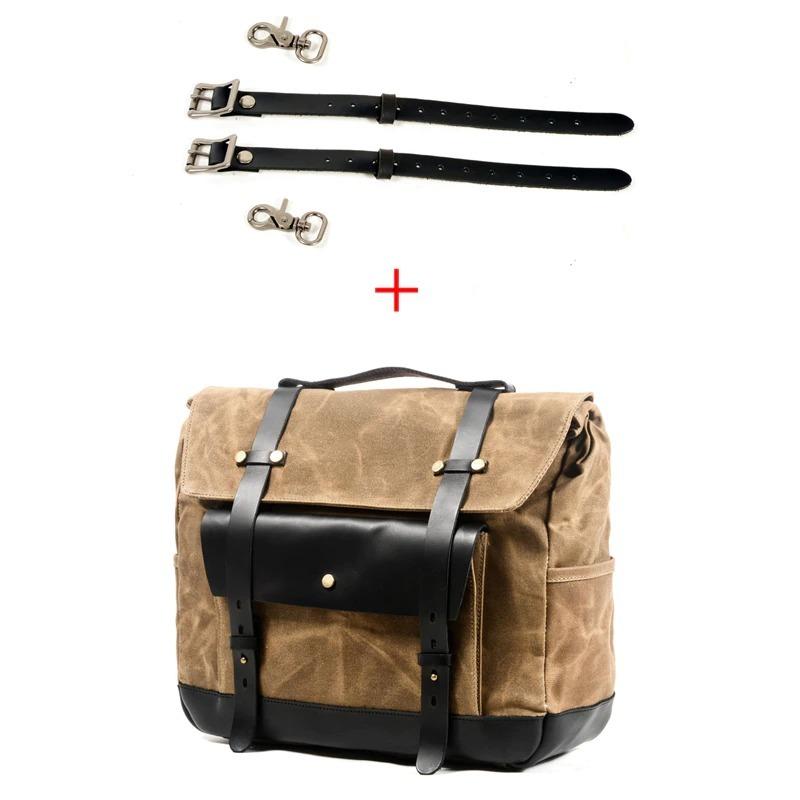 サイドバッグ サドルバッグ ショルダー バイク 大きめ 革 オートバイ