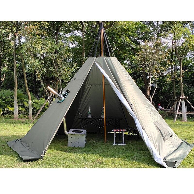 テント ワンポールテント キャンプ 3人用 4人用 夏 冬 煙突 薪ストーブ