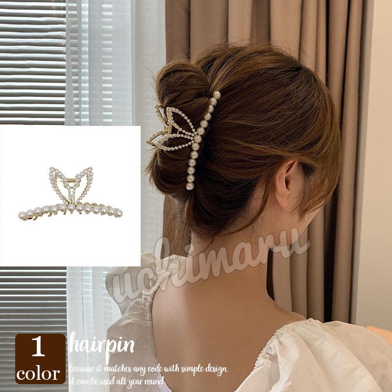 バンスクリップ ヘアアクセサリー 韓国 ヘアクリップ バレッタ まとめ髪 髪飾り レディース 大人かわいい 韓国 オルチャン 04nf22pan08 ウチマルストア 通販 Yahoo ショッピング