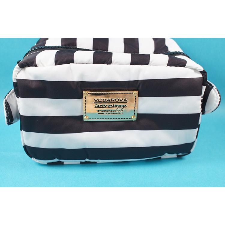 ボバロバVOVAROVA by Sonore de Toot -Stripe Black/White- ポーチ 