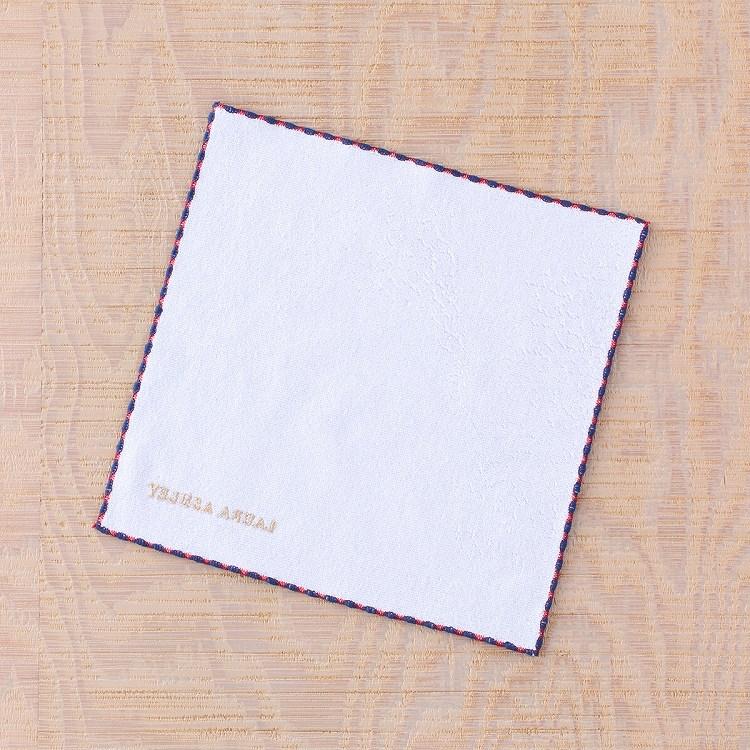 ローラアシュレイ LAURA ASHLEY ダニエラ タオルハンカチ 約25×25cm ユニオンジャック アート 柄 ウチノ UCHINO ウチノタオル｜uchino｜03