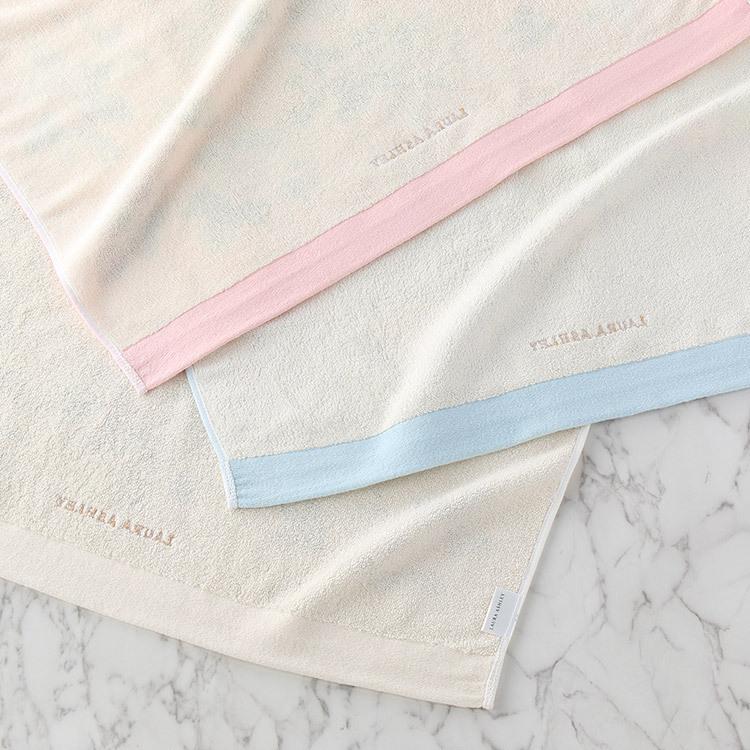 二点セット　ローアシュレイ　アンジェリカD バスタオル 二点セット ローアシュレイ アンジェリカD バスタオル LAURA