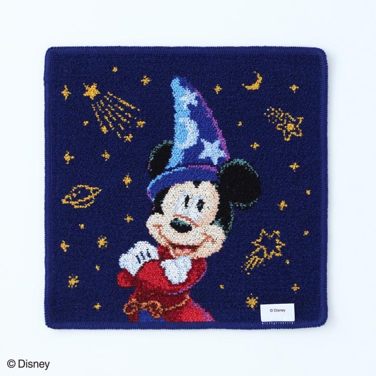 Disney（ディズニー） シェニール｜ソーサラーミッキー タオルハンカチ