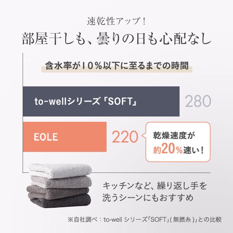 UCHINO 【WEB限定商品】 UCHINO EOLE イオレ バスタオル 約60×120cm