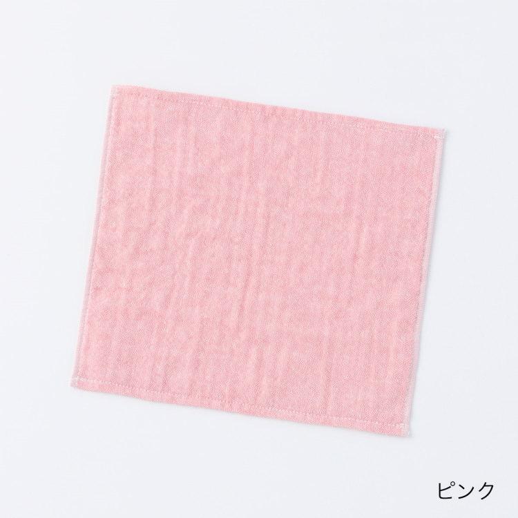 UCHINO マシュマロパフガーゼカラー タオルハンカチ 約23×23cm ガーゼ