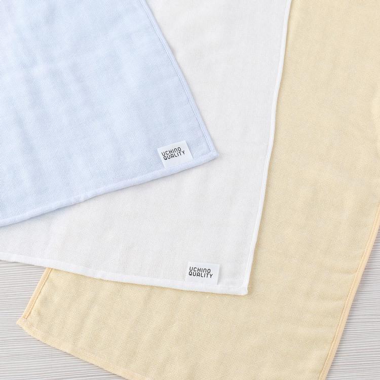 UCHINO (SALE) ふっくらやわらか3重ガーゼ フェイスタオル サイズ 一般