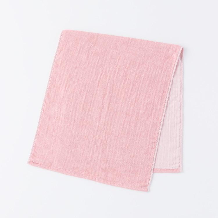 UCHINO マシュマロパフガーゼカラー フェイスタオル 約35×85cm ガーゼ