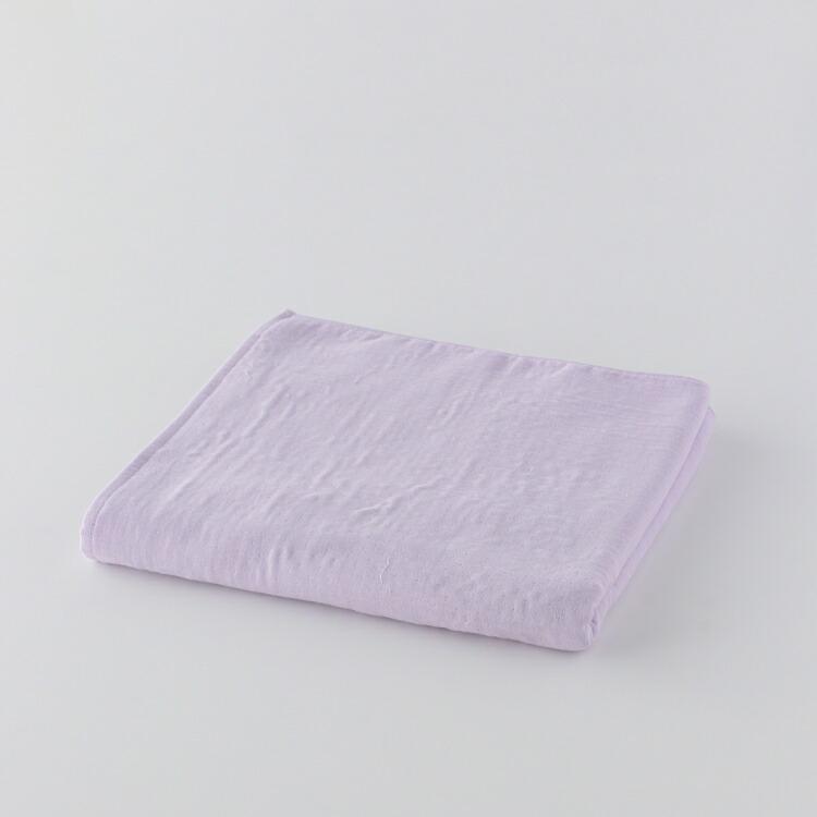 UCHINO マシュマロガーゼ&パイルカラー バスタオル 約70×140cm 綿100