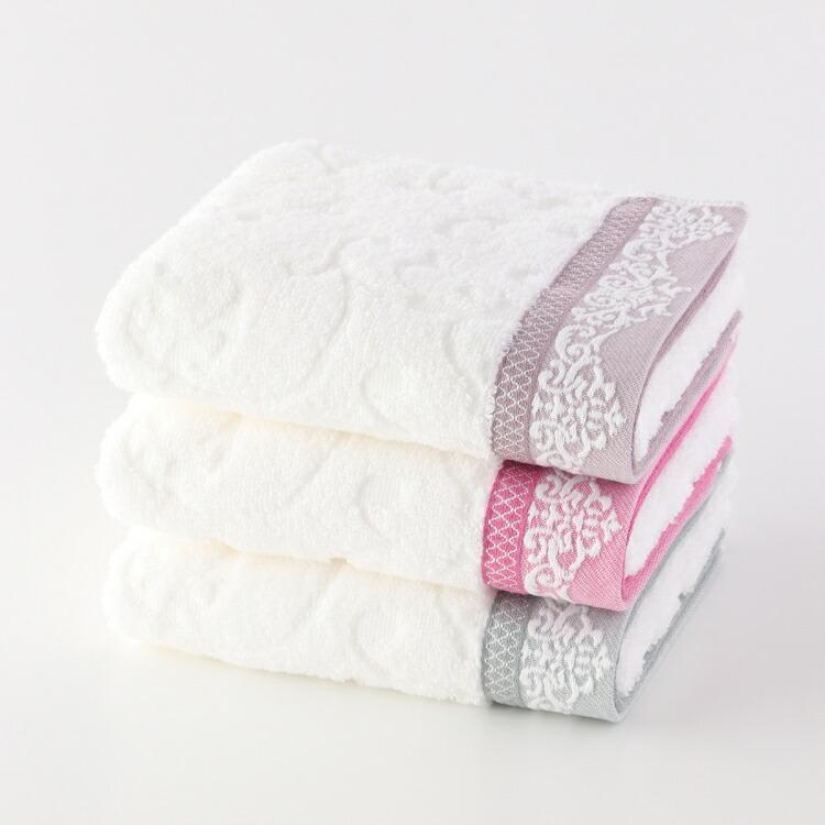 UCHINO グレースフェイスタオル 約34×75cm 無撚糸 パイル ウチノ