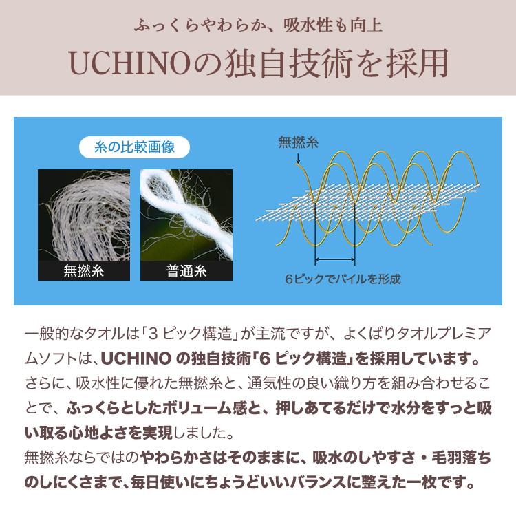 UCHINO よくばりタオル プレミアムソフト スモールバスタオル（単品