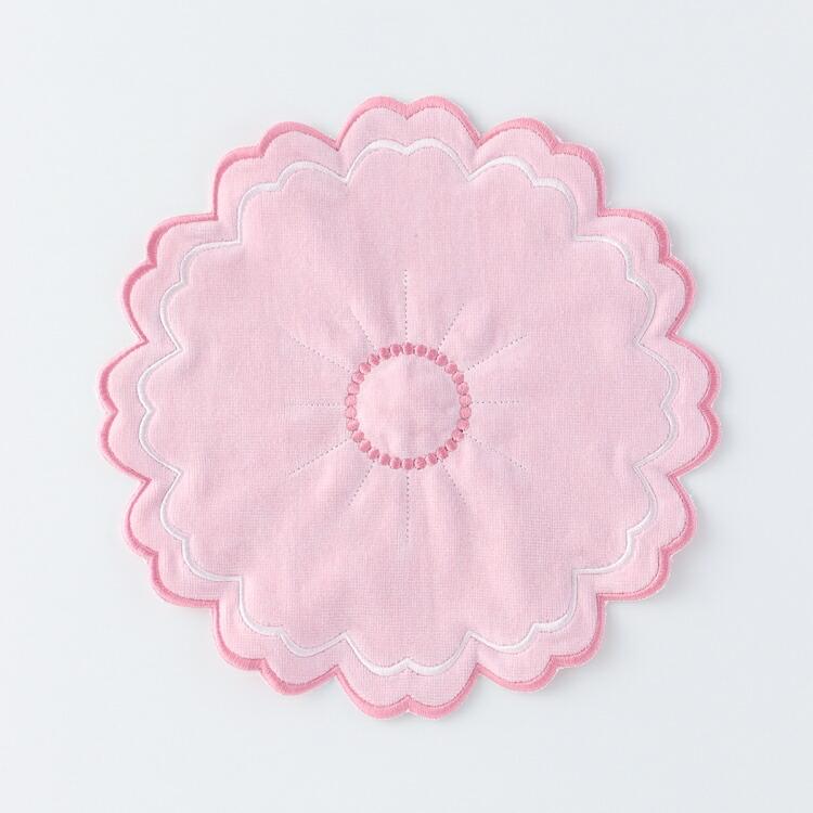 UCHINO フロレゾンタオルハンカチ 約26×26cm 花デザイン タオル